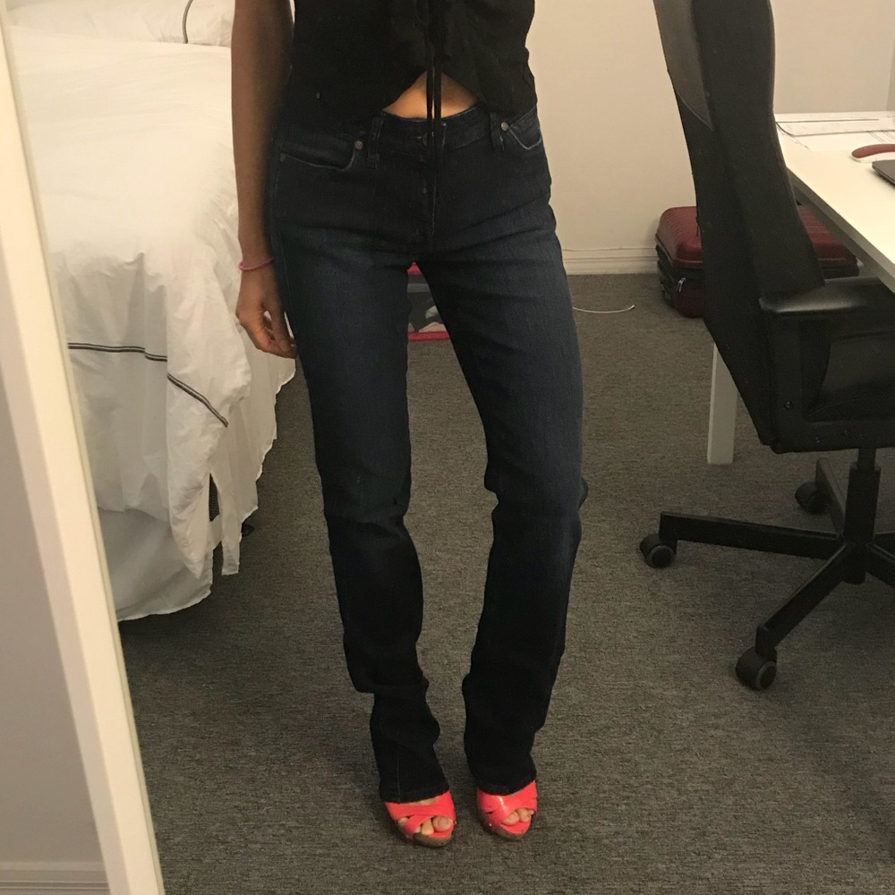 Dark wash jeans
